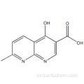 4- 하이드 록시 -7- 메틸 -1,8- 나프티 리딘 -3- 카복실산 CAS 13250-97-0